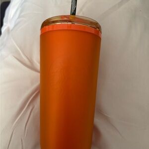 Starbucks Orange Accent Tumbler (2025) summer edition